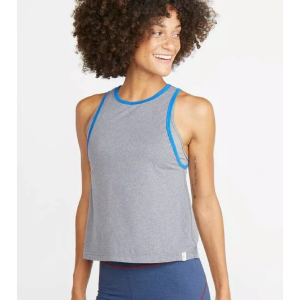 NEW Marine Layer Gray Blue Liza Tank Top